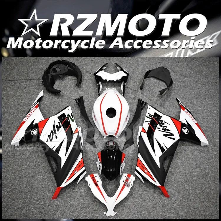 

Новый комплект обтекателей из АБС-пластика, подходит для Kawasaki Ninja300 EX300 2013 2014 2015 2016 2017 2018 13 14 15 16 17 18, комплект кузова красного и белого цвета