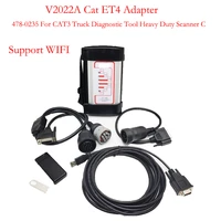 heavy duty scanner cat3 v2022a cat et4 adapter 478 0235 for cat 3 truck diagnostic tool communication connection wifi