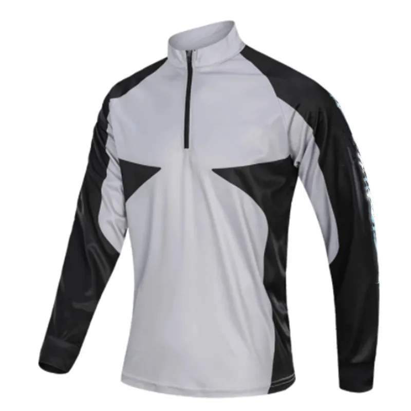 

Hiking Tops Sun Protection Clothing Breathable 2023 Fishing Jerseys Hot Selling Fishing Shirts With Zipper For Men