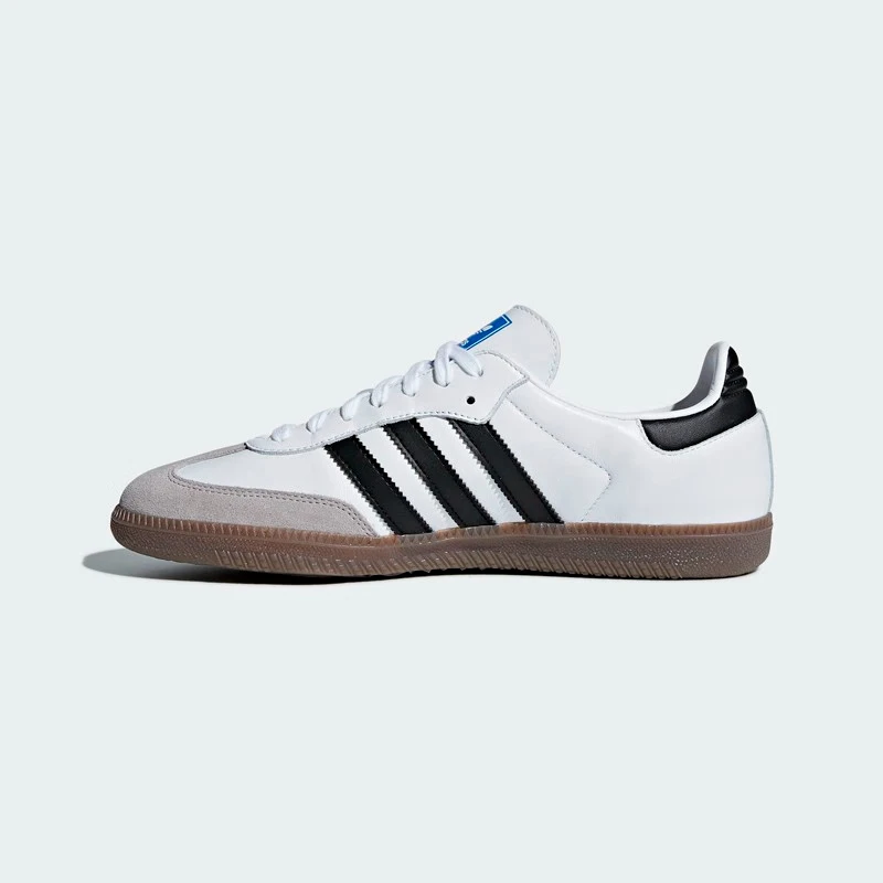 Мужские и женские классические раздвижные туфли Adidas samba OG из мягкой кожи