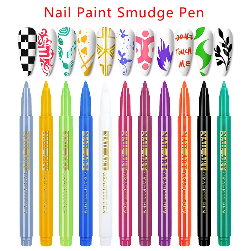 

1Pc Nail Drawing Pen Graffiti Nail Acrylic Pen Waterproof Painting Liner Pen