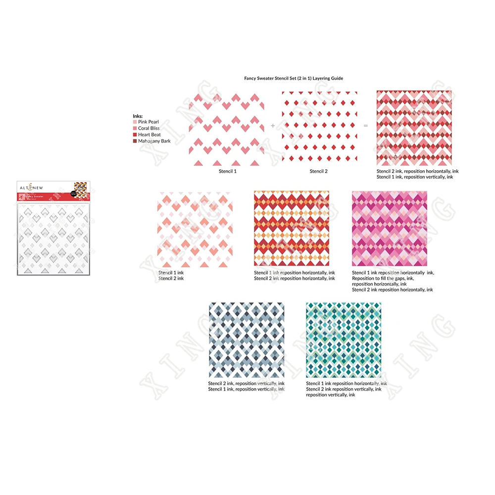

2022 Newest Hot Sale Fancy Sweater Builder Stencils Reusable Craft Embossing Dies Diy Paper Card Drawing Scrapbook Coloring Mold