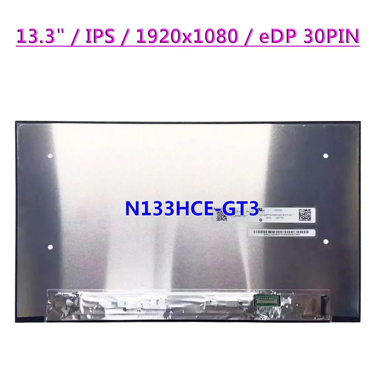 N133HCE-GT3 IPS 1920x1200 FHD 100% sRGB 13 3-дюймовый ЖК-экран для ноутбука 0 4 мм EDP 30-контактный