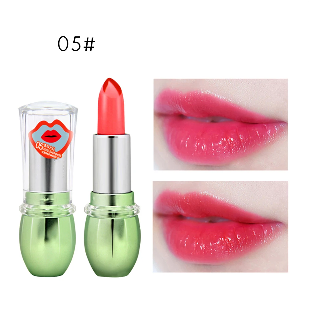 

Aloe Vera Lipstick Long Lasting Temperature Change Color Red Lip Stick Winter Moisturizer Jelly Lipsticks