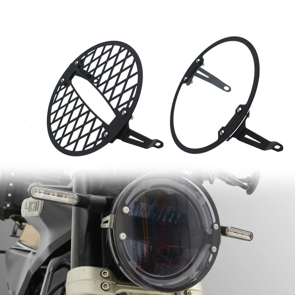 Желтая защитная решетка для фар Husqvarna Svartpilen 401 250 Vitpilen 2018 2019 2020 2022