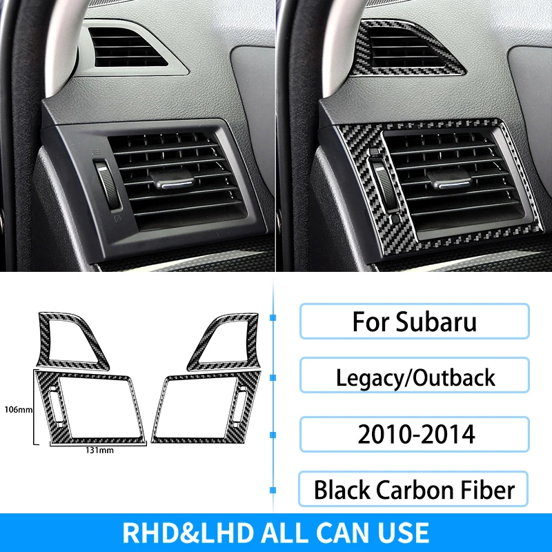 

Для Subaru Legacy Outback 2010 2011 2012 2013 2014 углеродное волокно переключение передач воздуховыпускная панель комплект автомобильных аксессуаров для интерьера стикер