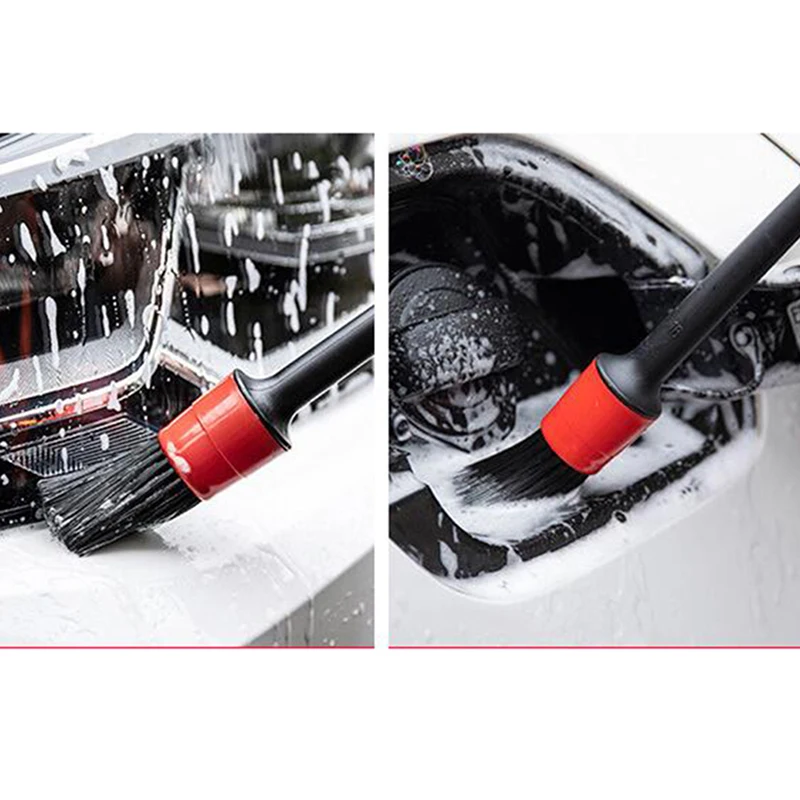 

New 5Pcs/Pack Car Wash Brush Automotive Air Outlet Detail Brushes Car Mesh Details Brush Car Cleaning Detailing Set