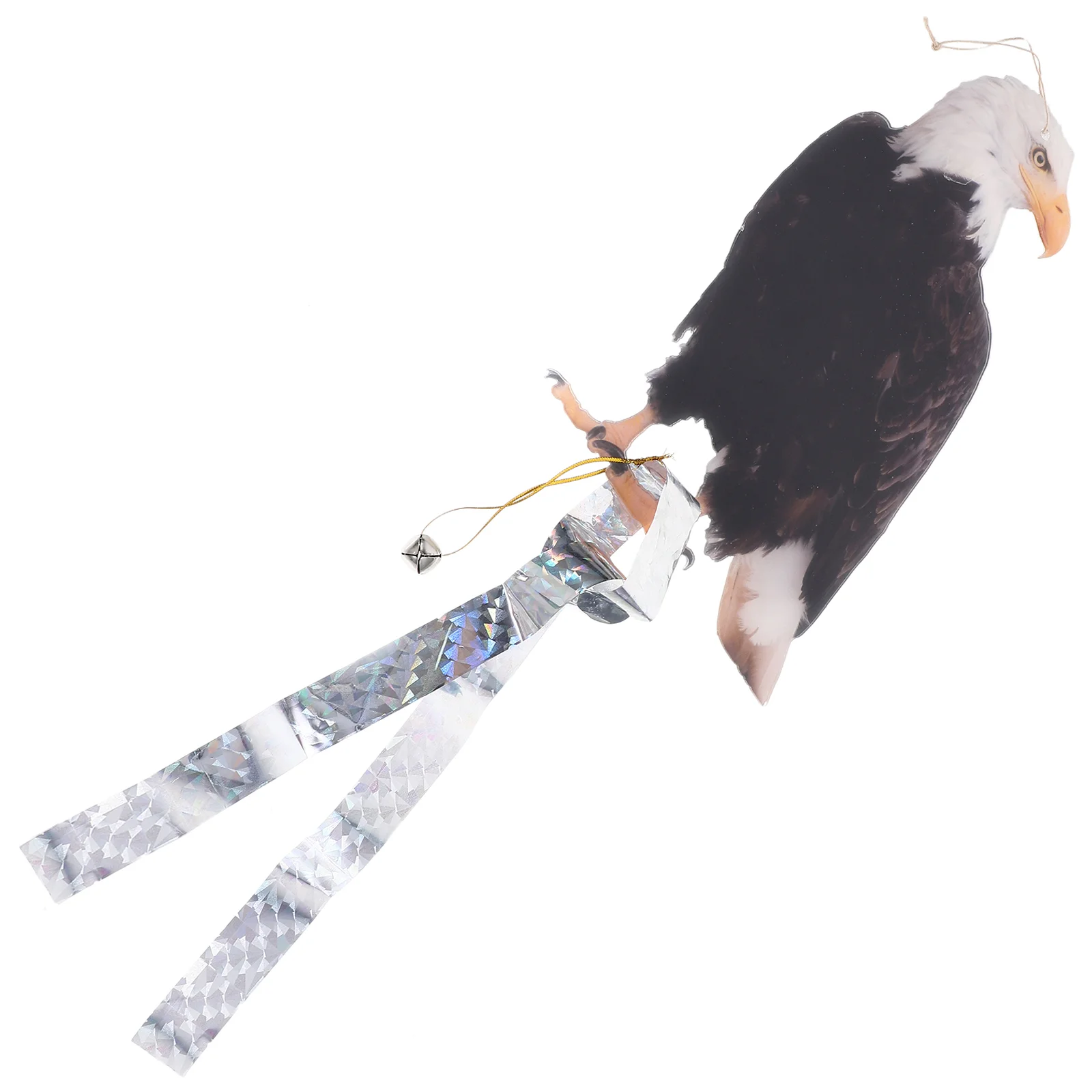 

Bird Owl Eagle Frighten Birds Garden Deterrent Rotating Ornament Decoy