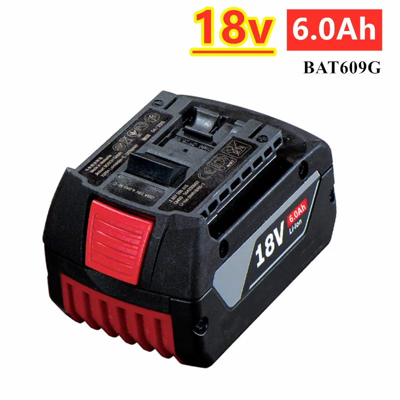 

18V Batterie für elektrische Bohrmaschine Zubehör 18V 6.0ah Li-Ion Batterie BAT609G BAT618 BAT618G BAT614+ Batterieladesatz