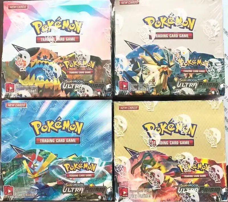 

324pcs TOMY Pokemon Anime Battle Game Card English Version 36 Bags Collection Cards Christmas Gift Fantasy Figurines Model Toys