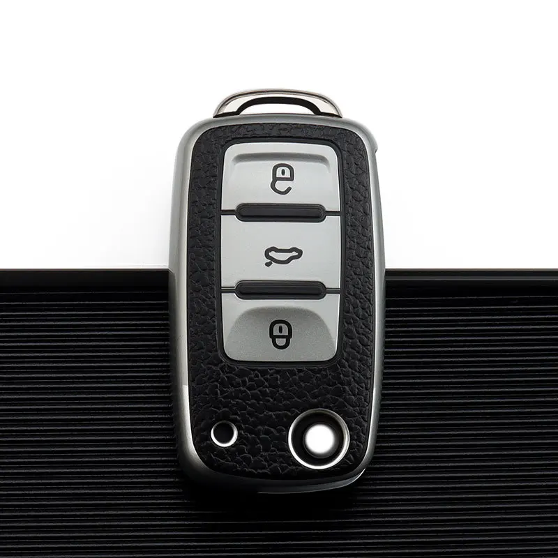 

TPU Car Key Case Cover for Volkswagen VW Golf Bora Jetta Polo Golf Passat B8 for Skoda Octavia A5 A7 Fabia Seat Ibiza Leon