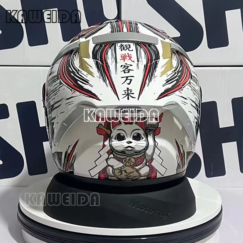 X14 шлем X-Tourteen Marquez Motegi 2 TC-1 счастливый кот I на все лицо гоночный мотоциклетный