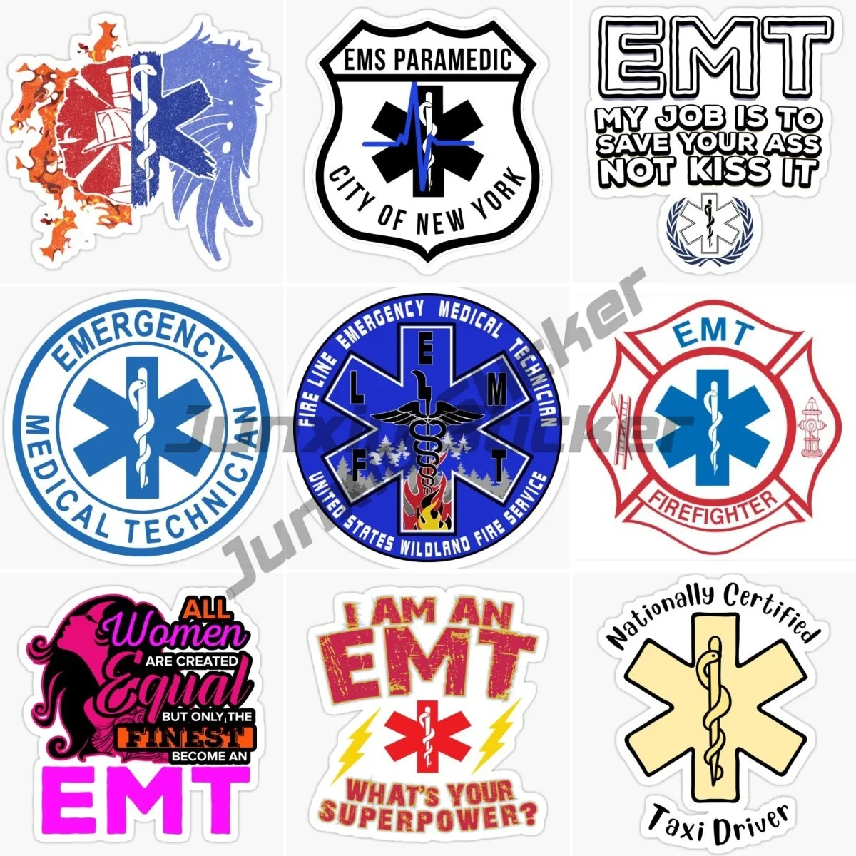 Пожарный аварийный медицинский техник наклейка для пожарного пожарный флаг США