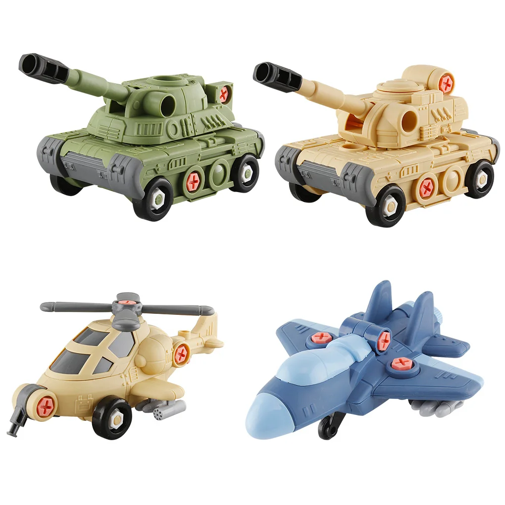 

Children DIY Assembly Vehicles Toys Portable Detachable Models Education Game Outdoor Birthday Present for Toddlers