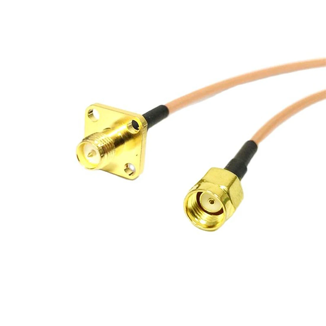 

Wi-Fi антенный Удлинительный кабель RP SMA Гнездовой разъем панель с 4 отверстиями для RP мужское внутреннее отверстие штекер RG316 провод