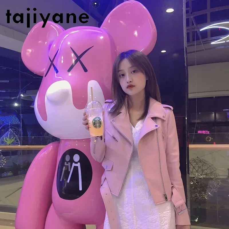 Tajiyane 2021 новая одежда из натуральной кожи для женщин женские куртки овчины пальто