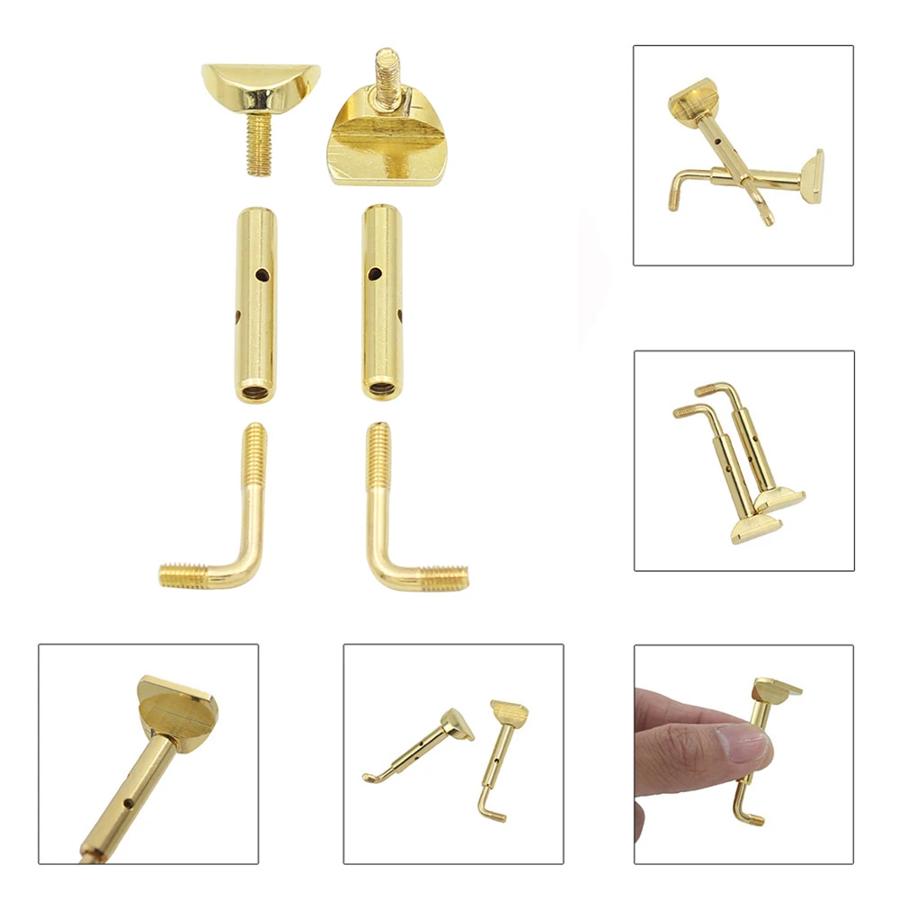 

Маленький зажим для подбородка для скрипки 3/4 4/4 Регулируемый фиксированный винт для подбородка музыкальные аксессуары для любителей играт...