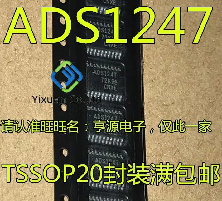 

2pcs original new ADS1247IPWR ADS1247 ADS1147IPWR ADS1147 Analog to Digital Converter Chip TSSOP