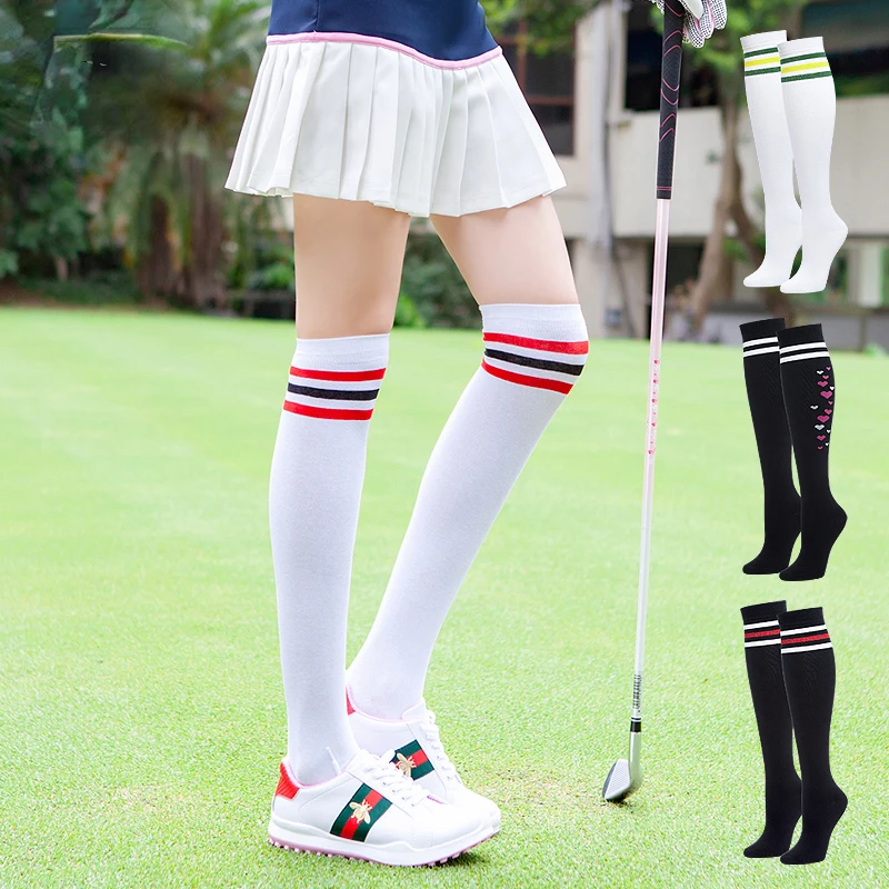 New GOLF socks ladies stockings knee-length socks can be matched with short skirts.