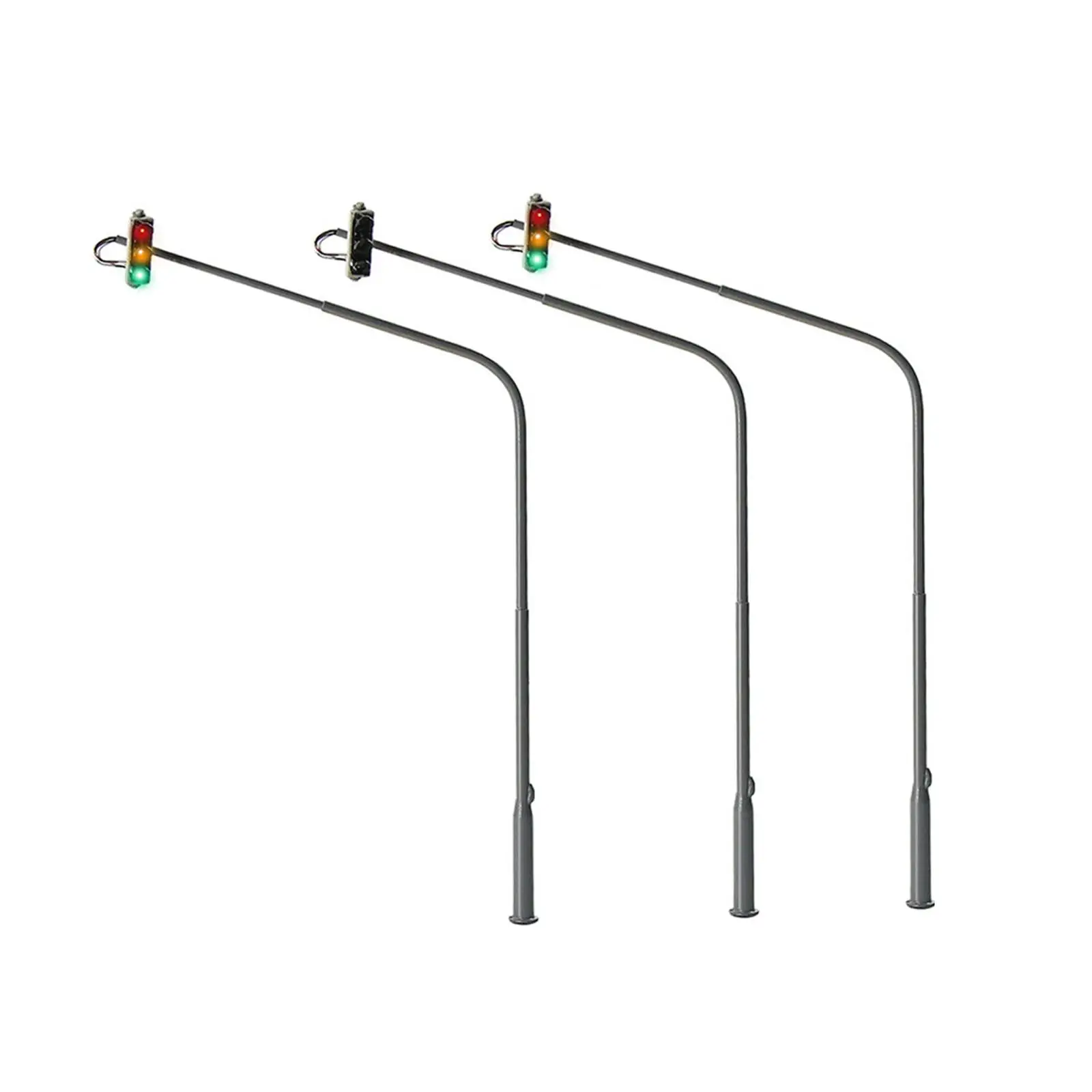 

Plastic City Traffic Light Crossing Lights for Scenery Layout Fairy Garden 1:100