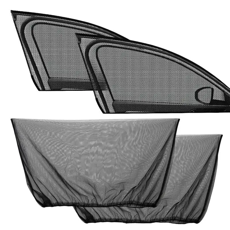 

Window Shades For Car Baby Window Sunshine Cover Shade Mesh Car 2 Pack Breathable Shade UV Protection For Kids Pets Cars