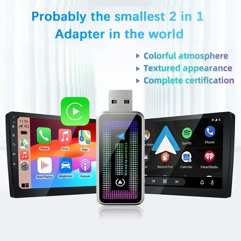 2в1 Wireless CarPlay Android Auto Smart Dongle Mini Box Plug And Play для BMW X1 X3 X4 X5 X6 автомобильные аксессуары