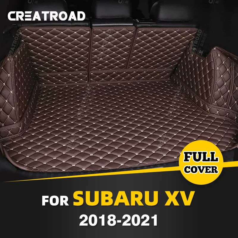 

Auto Full Coverage Trunk Mat For SUBARU XV SUV 2018-2021 20 19 Car Boot Cover Pad Cargo Interior Protector Accessories