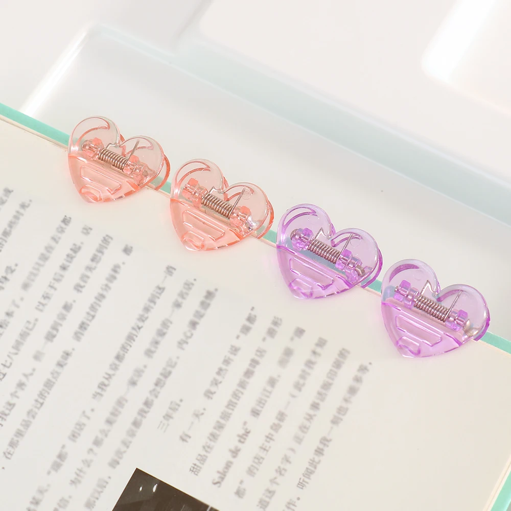 10 шт. зажимы для бумаги в виде сердца