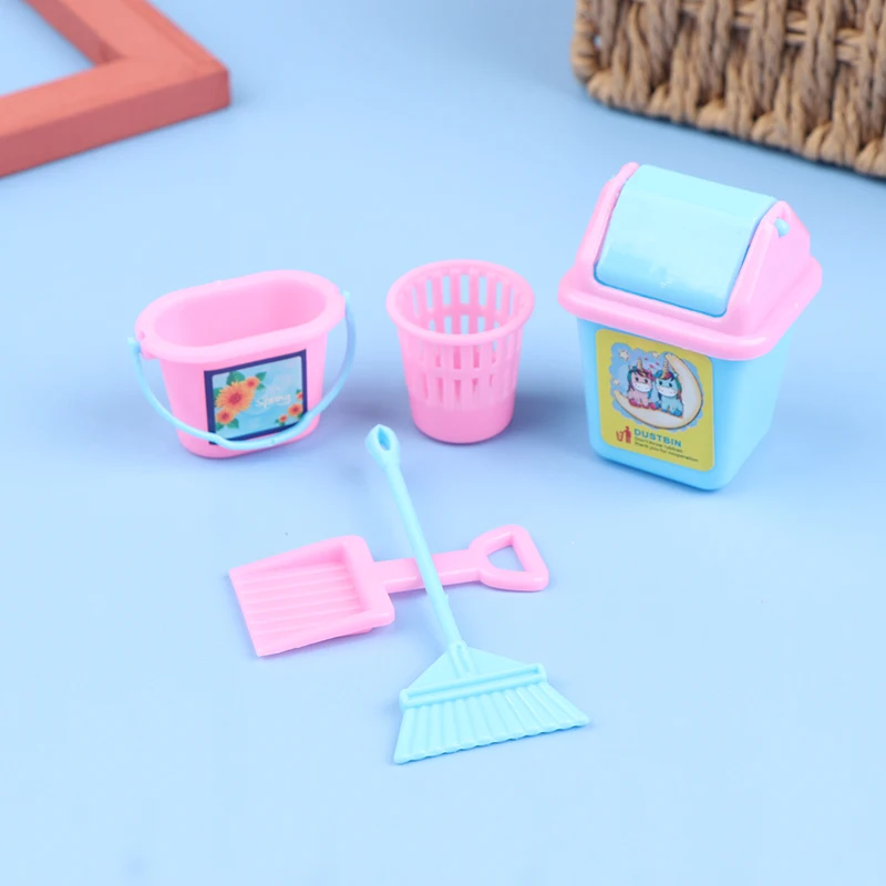 

5 шт./компл. аксессуары для мини-кукол бытовые чистящие инструменты для кукол аксессуары для кукол высококачественный кукольный домик детск...