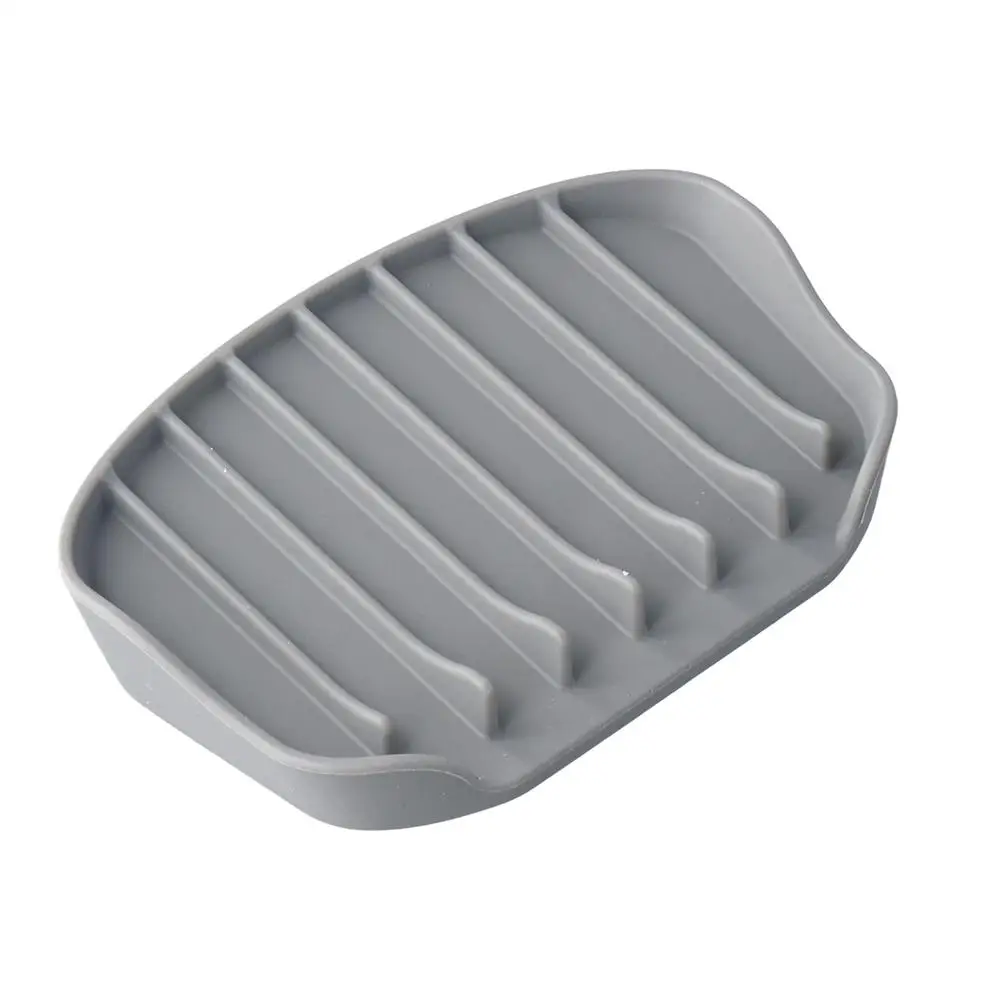 

Gadget Save Soaps Tilting Soap Tray Sponge Tray for Shower Soap Holder Self Draining Soap Holder Silicone Soap Dish