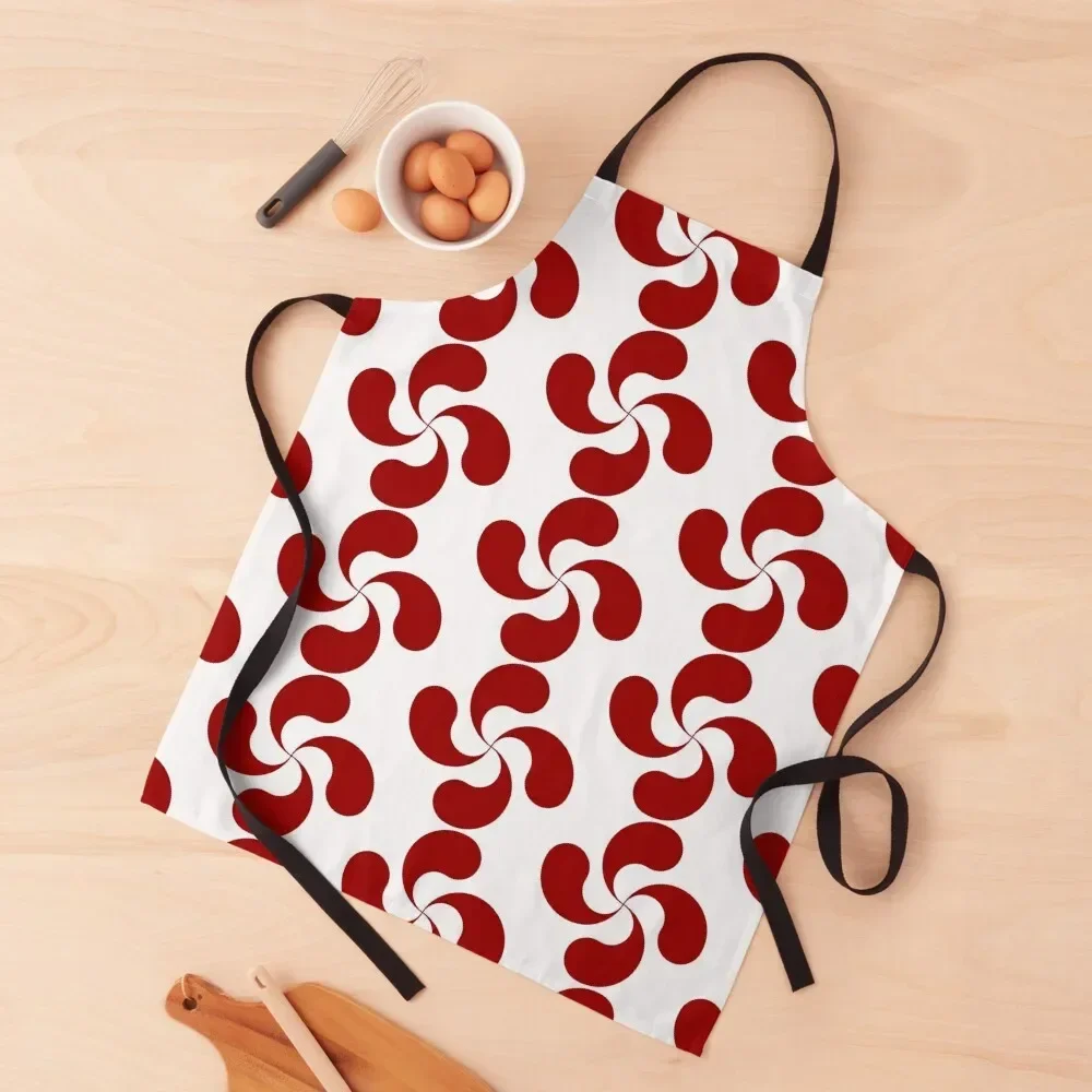 Темно-красный фартук Basque Cross Lauburu вещи для дома и кухни кухонные гаджеты женский