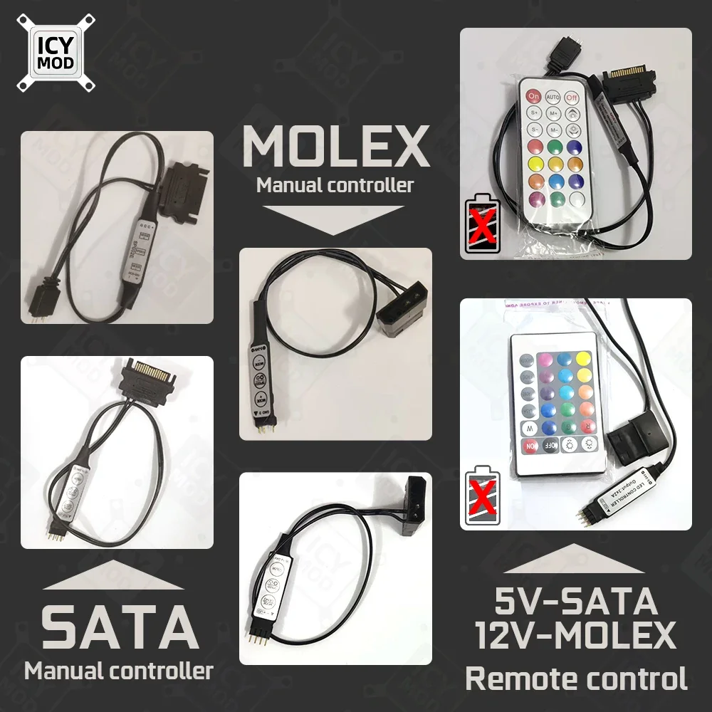 Индивидуальный кронштейн VGA ARGB Light 28 см акриловая горизонтальная поддержка на