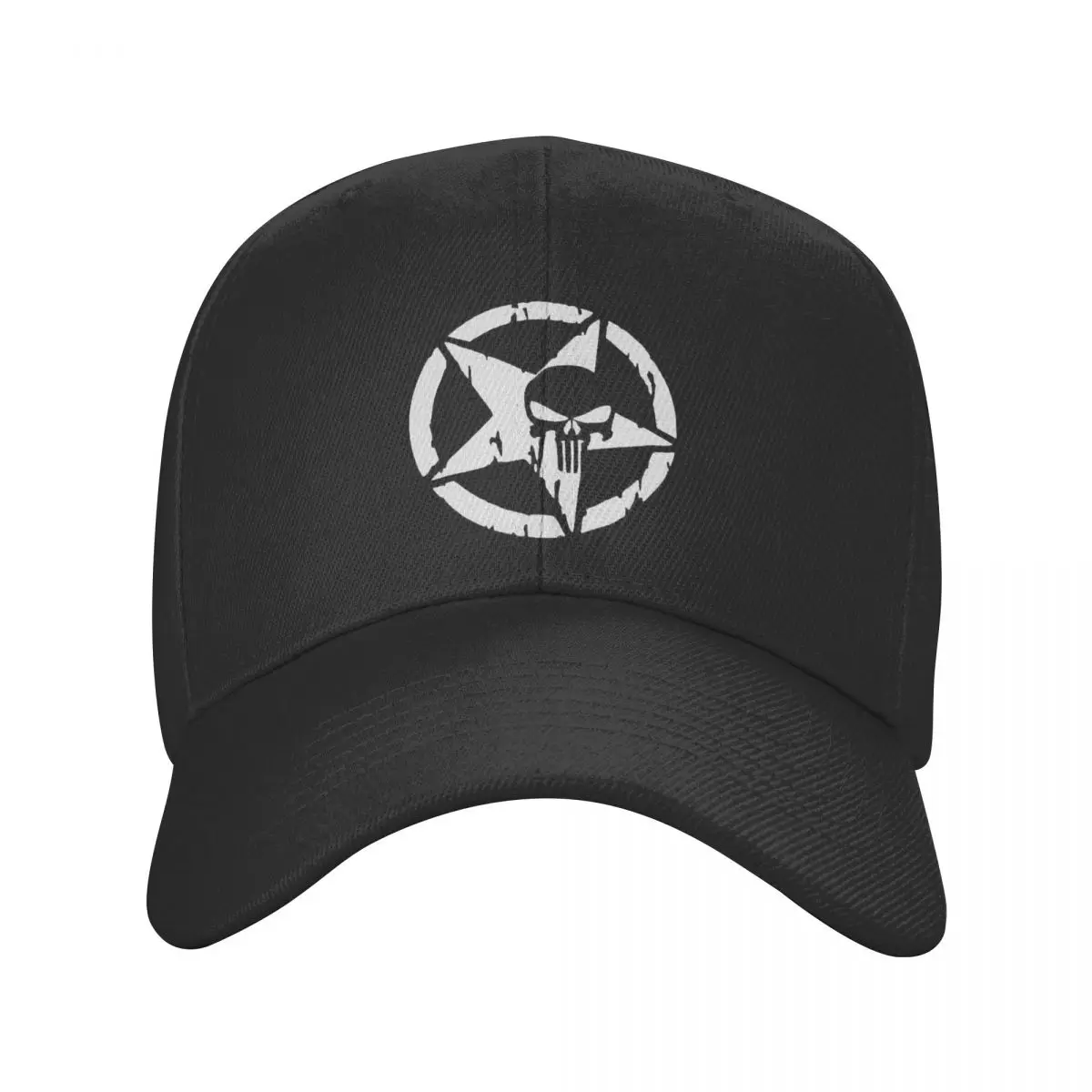 

New Punisher Skull Baseball Cap for Men Women Adjustable Dad Hat Streetwear Snapback Summer Hats 1