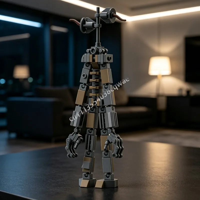 НОВИНКА: 100 деталей MOC, фигурка-монстр Сирен-Голова, модель-конструктор, развивающая игрушка-головоломка для самостоятельной сборки, подарок, строительные блоки (art.: 3920dc259168b) - 3920dc259168b