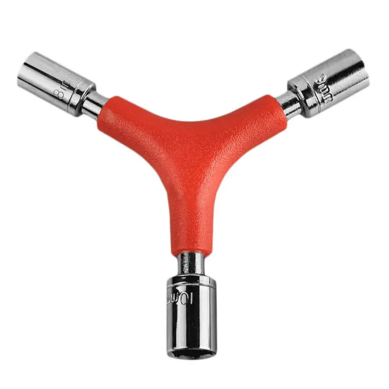 

3 Pieces/set Y-shaped Bicycle Wrench Allen Wrench 8mm 9mm 10mm Three-jaw Hexagonal Tool Bicycle Combination Tool Wrench
