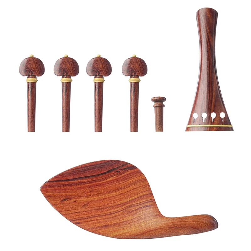 

Violin Part 4/4 Violin Fiddle Polished Mahogany Pegs End Pin Vintage Design 4-Piece Suit