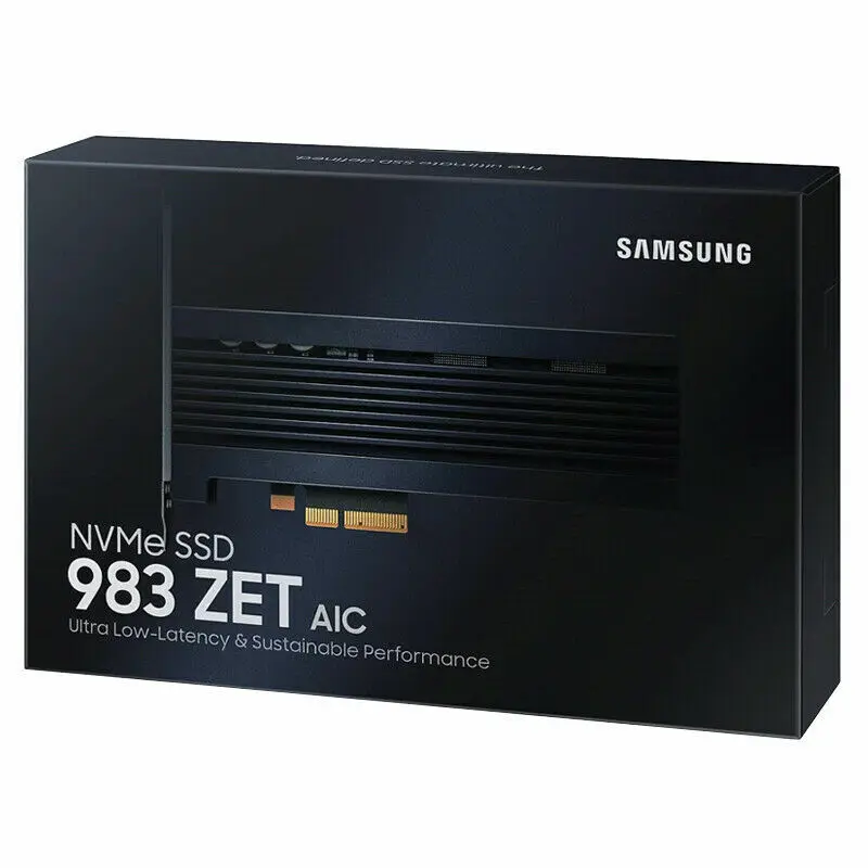 

Для Samsung 983 ZET NVMe АИК 480 ГБ SSD Φ PCIe Gen 3,0x4, NVMe 1,2 HHHL