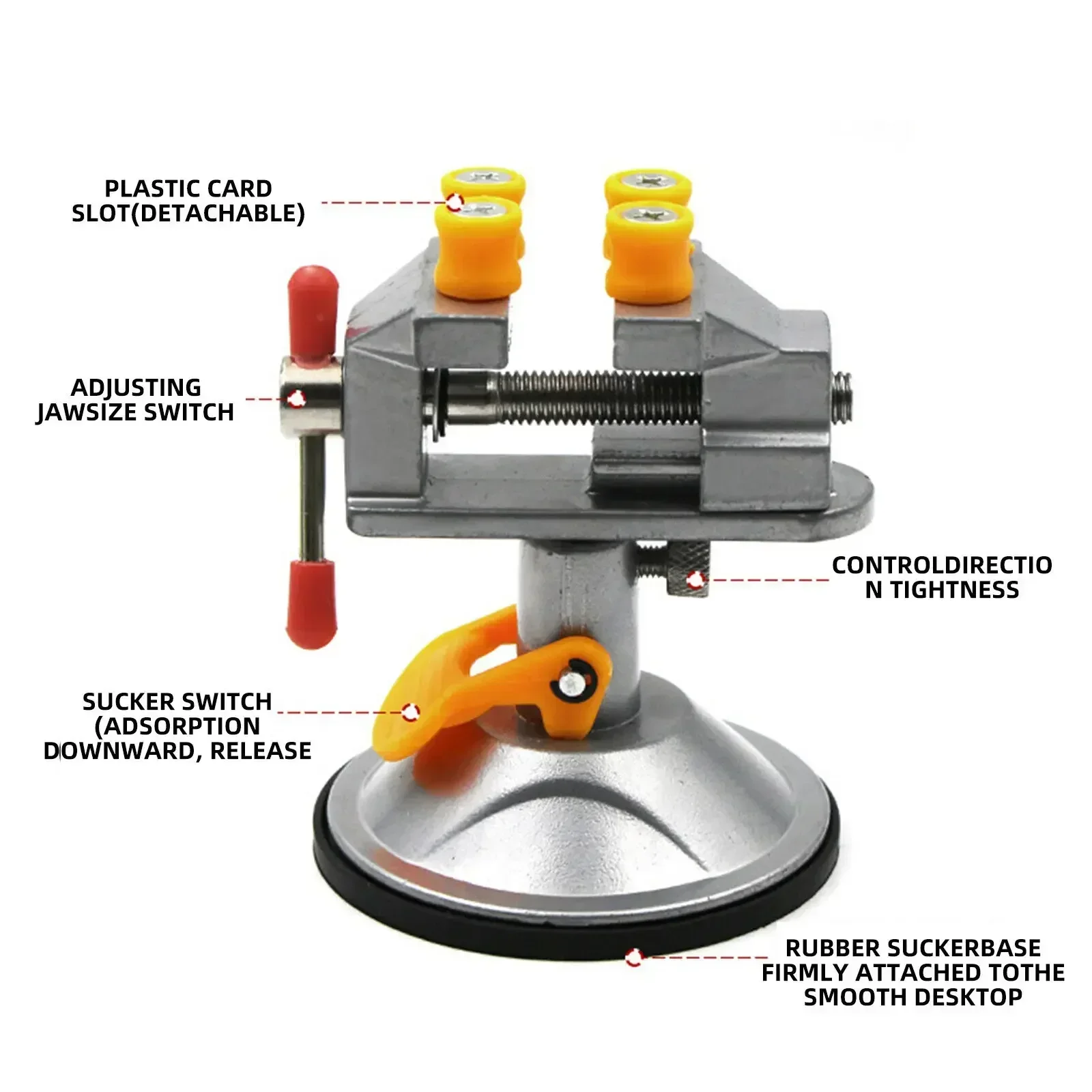 360 ° Подставка вращающийся мини-стол деревообрабатывающие вращающиеся тиски