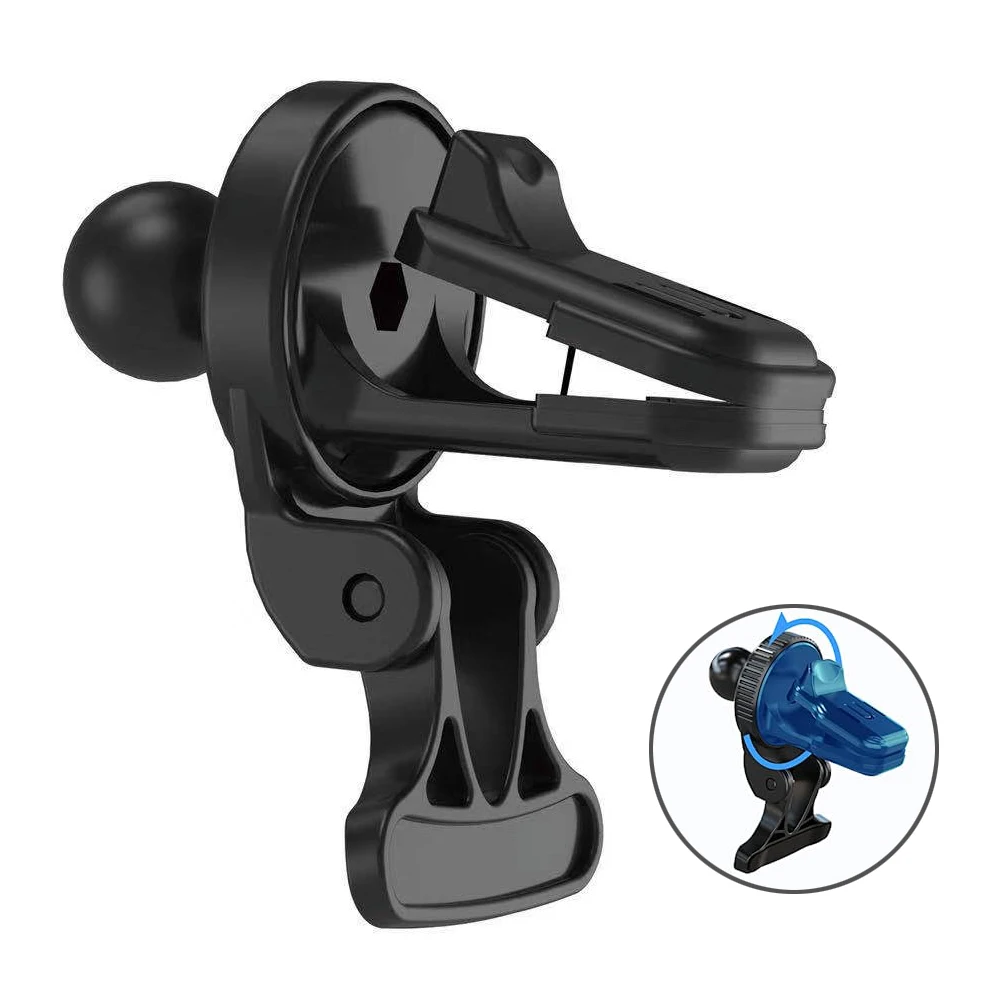 Air Vent Clip For Car Phone Holder Stand 17mm Ball Head Base For Car Air Outlets Mobile Cellphone Mount Gps Bracket