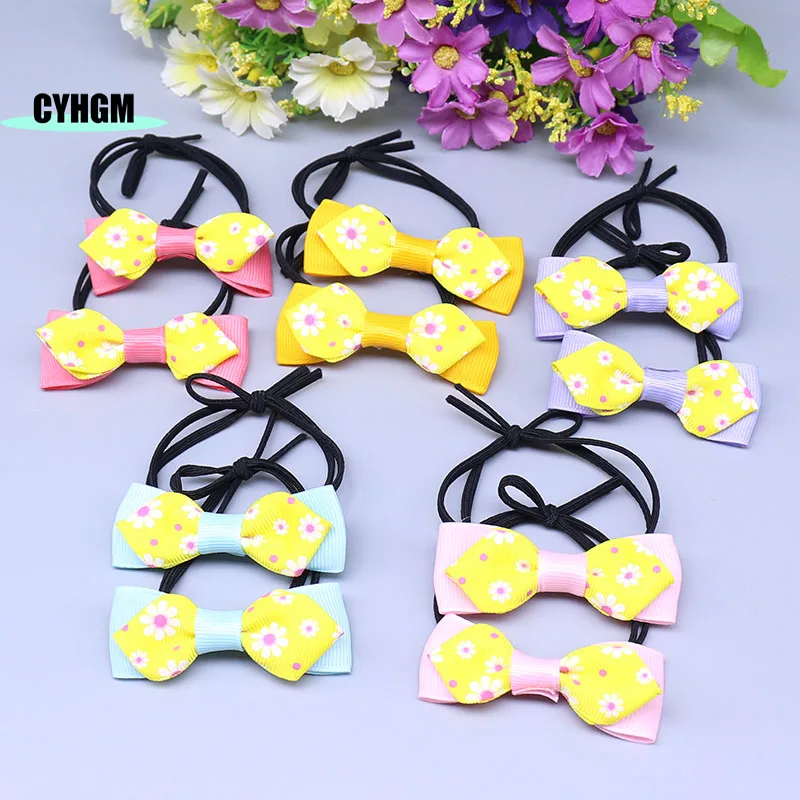 

wholesale Fashion new ribbon silk Elastic hair band Hair Rope hair ties girls Hair Accessories C05-3