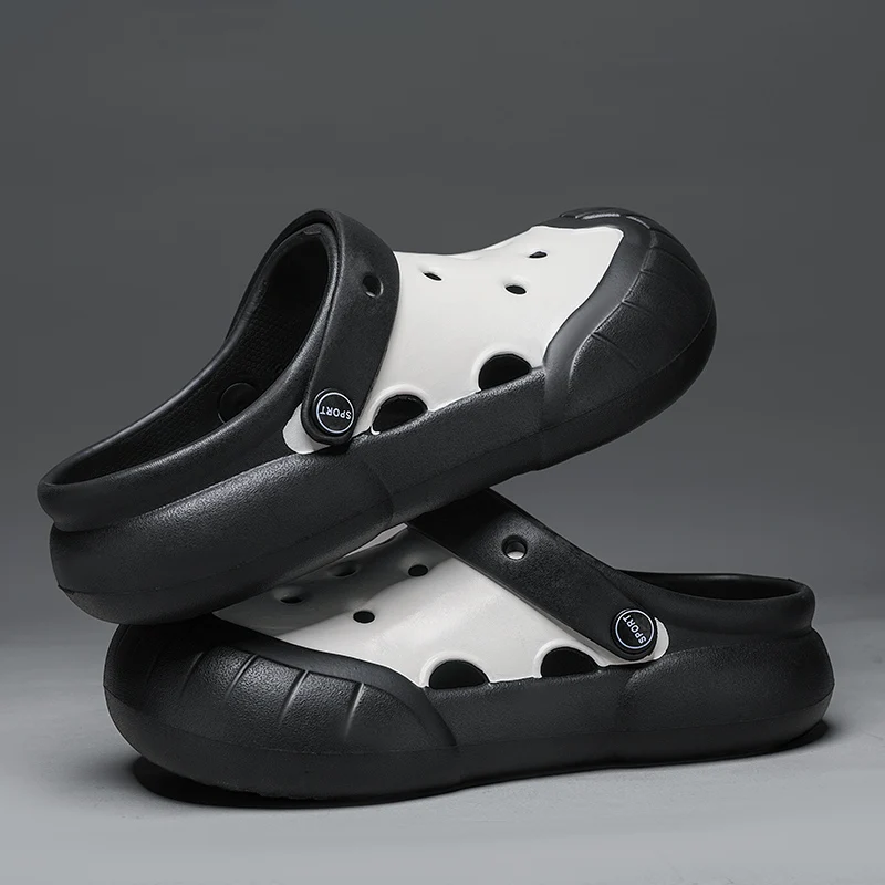 Шлепанцы женские на платформе садовые сандалии для отдыха пляжа клоги массивные