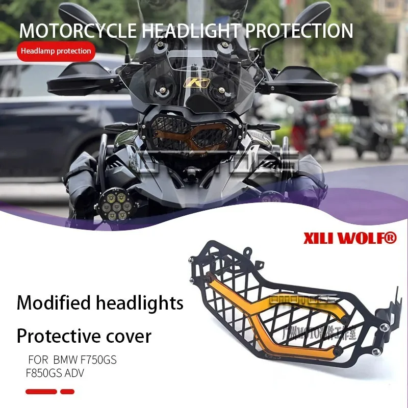 

For BMW F750GS F850GS 2018 2019 2020 2021 2022 Motorcycle Headlight Grid Protector Headlight Guard Grille Protector Grille Cover