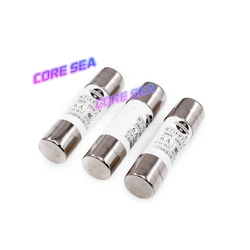 

R016 fuse RO16 ceramic fuse tube 14X51 RT14 RT18-63 32A 40A 50A 63A