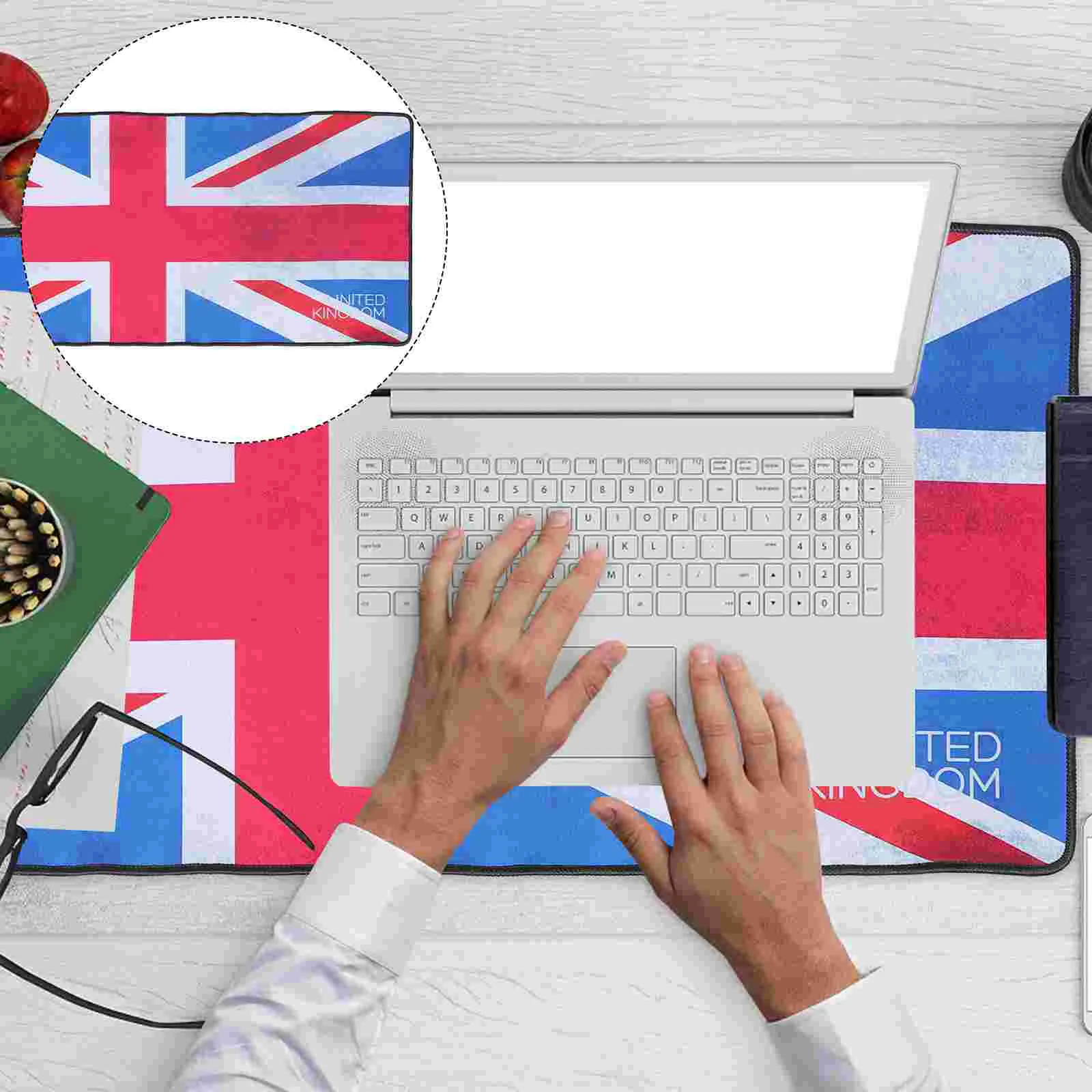 

Pad Mat Computer Gaming Flag Desk Laptoprubber Office Led Mousepad Mousepads Keyboard Union Uk British Jackbases Non Skid Anti