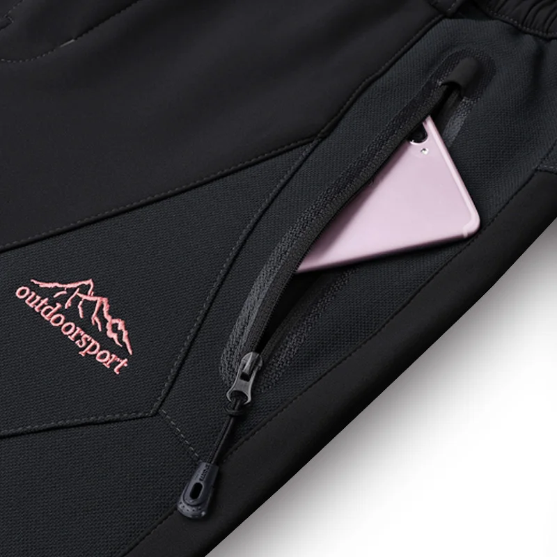 Водонепроницаемые Походные штаны CHRLCK на флисе для мужчин и женщин флисовые брюки