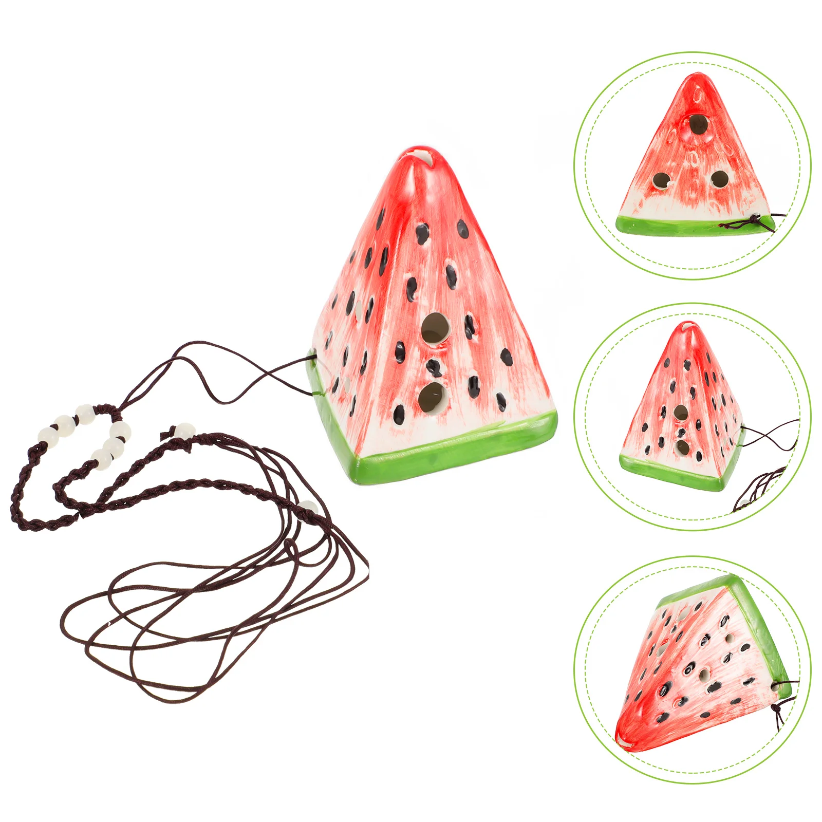 

Watermelon Ocarina 6 Hole Ocarina Wind Instrument Travel Ocarina Souvenir Gift