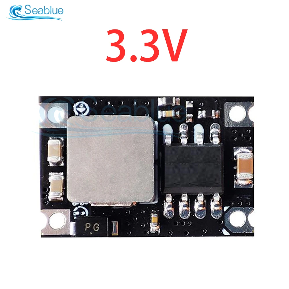 

3A Mini DC-DC понижающий преобразователь, плата 5 В-30 В до 3,3 В/5 В/9 В/12 В постоянного тока, регулятор напряжения, печатная плата, понижающий модуль питания