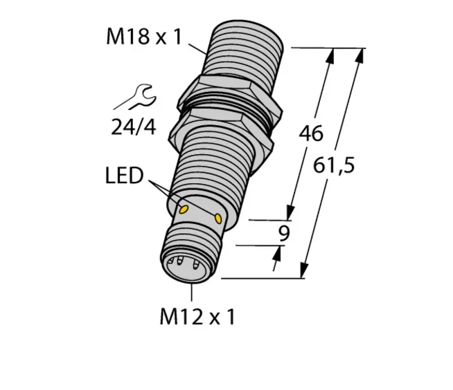 Индуктивный емкостный датчик датчика BI8U-EM18MWD-VP44X-H1141 Бесконтактный переключатель