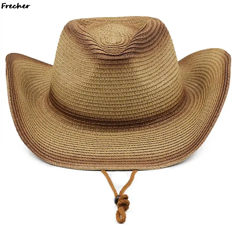 

Farm Grassland Knight Hats American Fashion Jazz Caps Summer Straw Hat Men Vintage Western Chapeau Gentleman Panama Sunshade