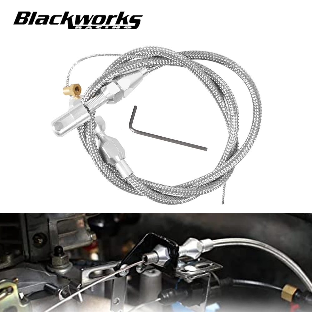 

Набор плетеных тросов дроссельной заслонки из нержавеющей стали, совместимых с двигателем 97-07 Chevrolet/Chevy LS1 4,8 л 5,3 л 5,7 л 6,0 л TF-1063